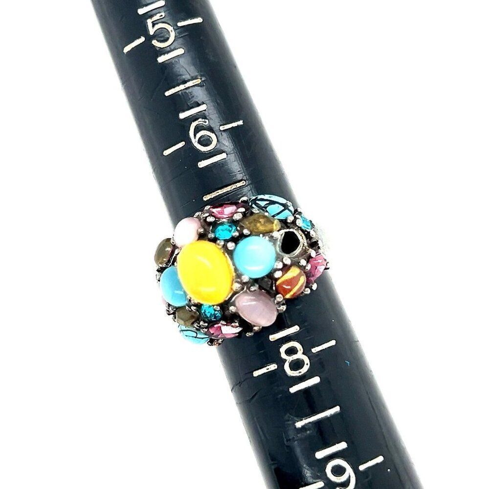 Multicolor Stones Ring - Picture 7 of 7